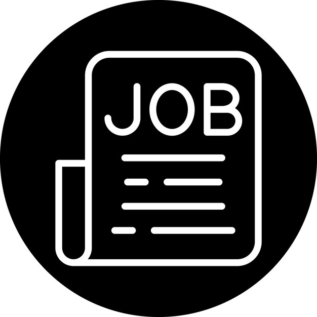 Job Vacancy Icon Style