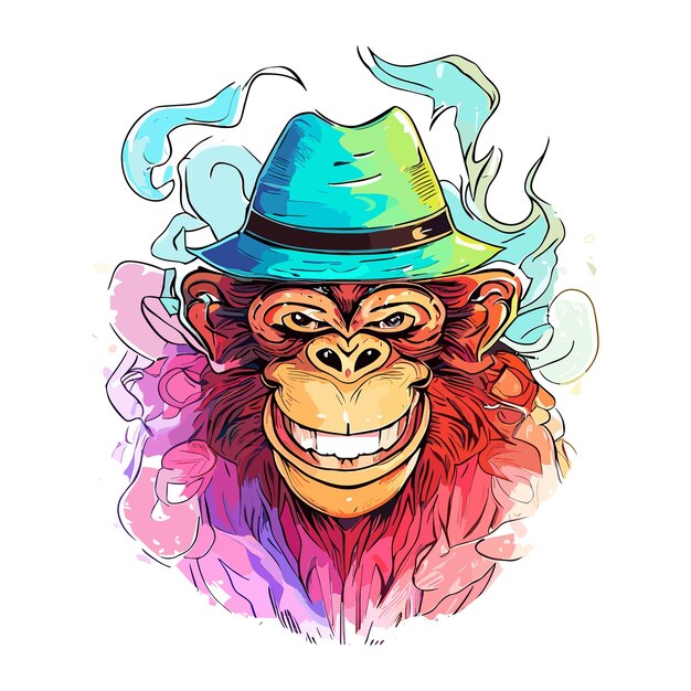 Jolly Ape in Cowboy Hat