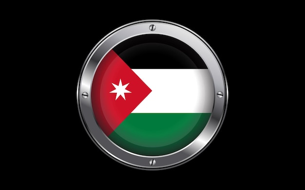 Jordan flag in 3d vector