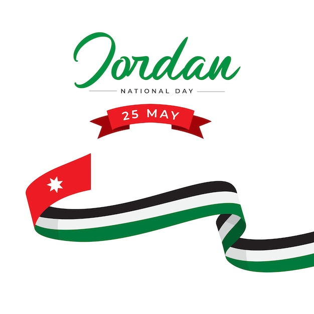 Jordan independence day design template