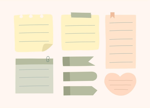 JOURNAL PLANNER STICKERS ELEMENT