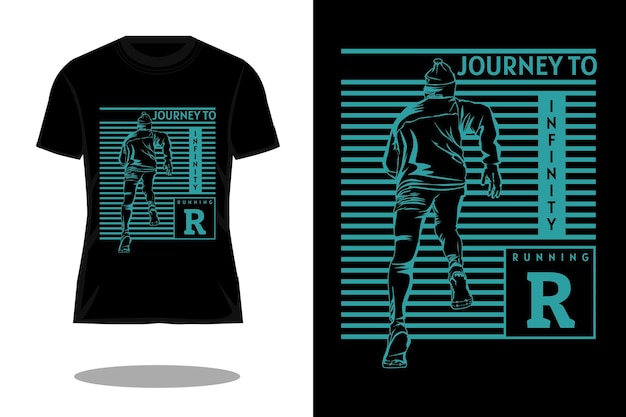 Journey to infinity retro t shirt design