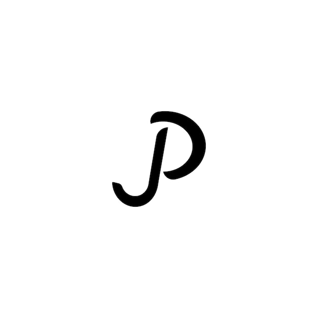 JP Letter Logo Design