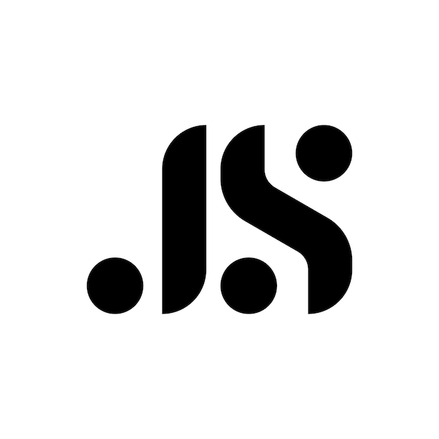 Js, sj logo concept