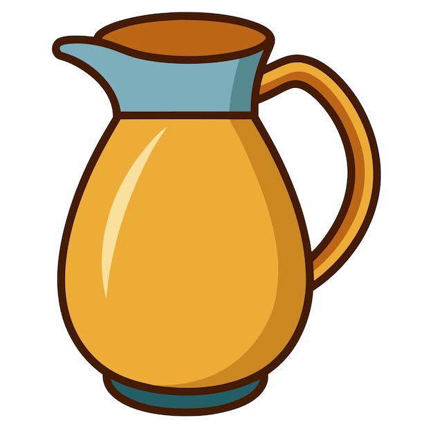 Vector jug clipart vector