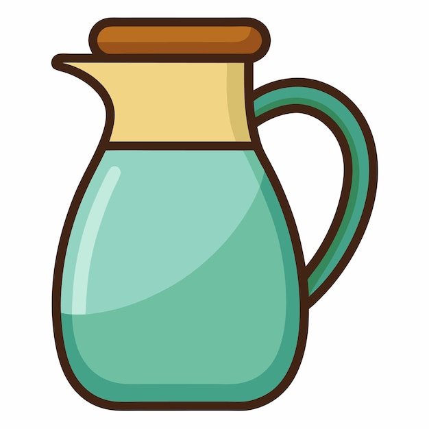 Vector jug clipart vector