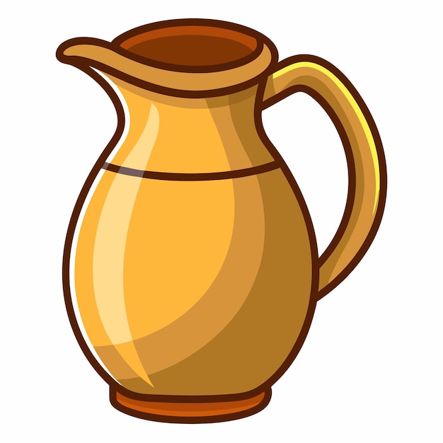 Vector jug clipart vector