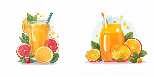 juice drink vector fruit sweet juicy isolated fresh liquid beverage illustration food vi