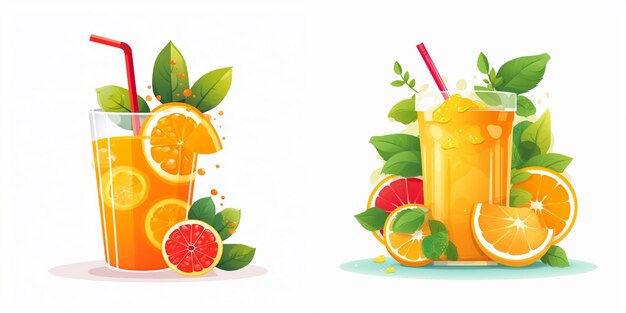 Vector juice drink vector fruit sweet juicy isolated fresh liquid beverage illustration food vi