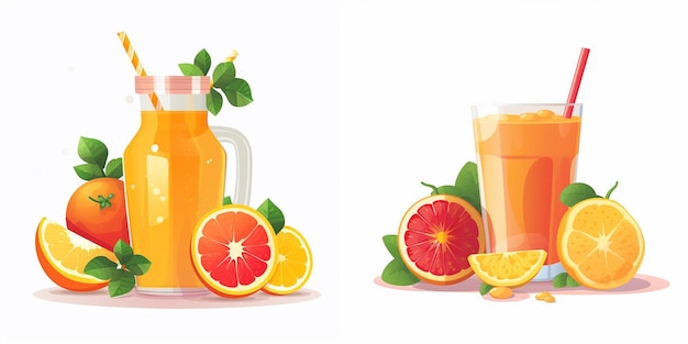 juice drink vector fruit sweet juicy isolated fresh liquid beverage illustration food vi