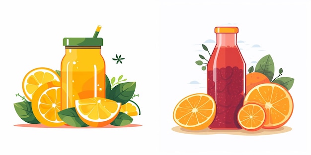 Vector juice drink vector fruit sweet juicy isolated fresh liquid beverage illustration food vi