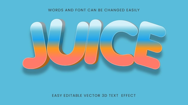 Juice editable text effects