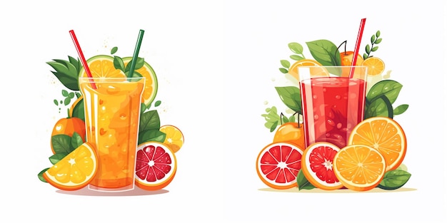 juice fruit drink vector isolated food liquid illustration fresh beverage juicy healthy