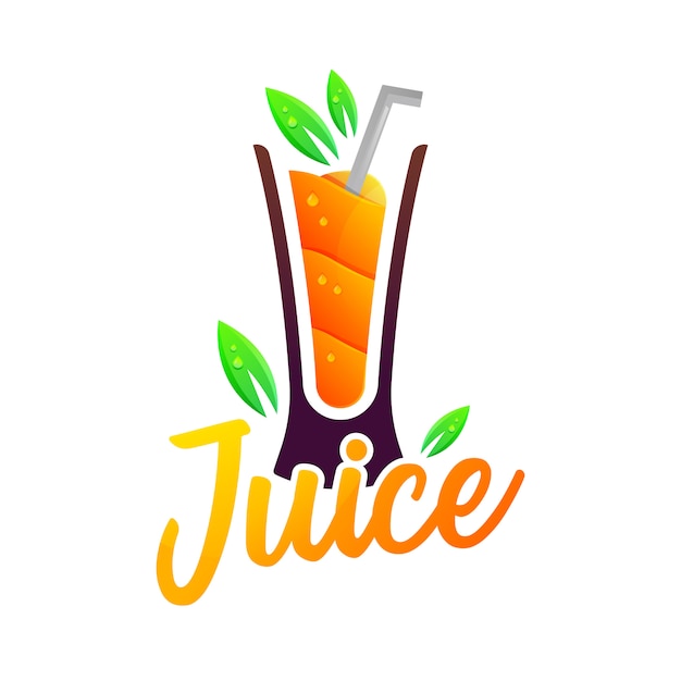 Juice Modern Gradient Colorful Logo