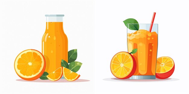 Vector juice vector drink fruit fresh illustration food isolated juicy sweet beverage healthy l