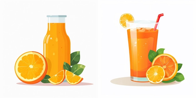 Vector juice vector drink fruit fresh illustration food isolated juicy sweet beverage healthy l