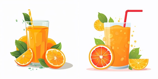 Vector juice vector fruit drink fresh juicy isolated illustration food beverage sweet liquid vi