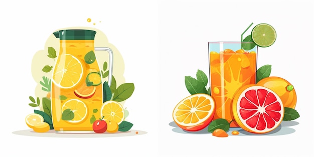 Vector juice vector fruit drink fresh juicy isolated illustration food beverage sweet liquid vi