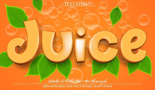 Vector juice vector text effect editable alphabet purple drink fruit coctail tropical