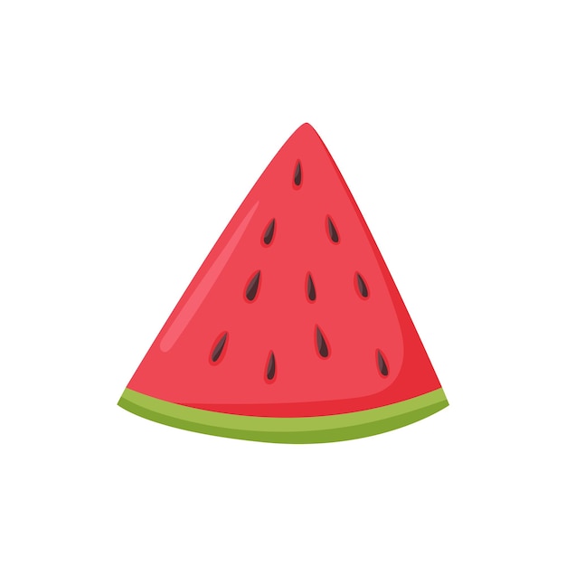 Juicy slice watermelon