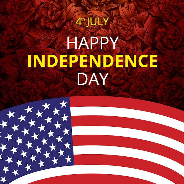 July 4th Happy Independent Day