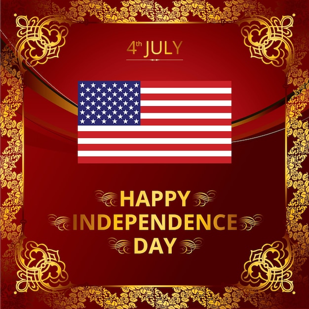 July 4th Happy Independent Day