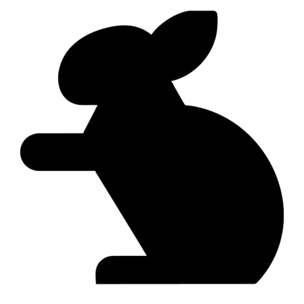 jumping bunny pictogram