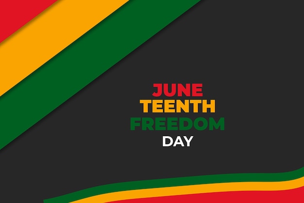 Juneteenth africanamerican freedom independence day freedom or emancipation day design