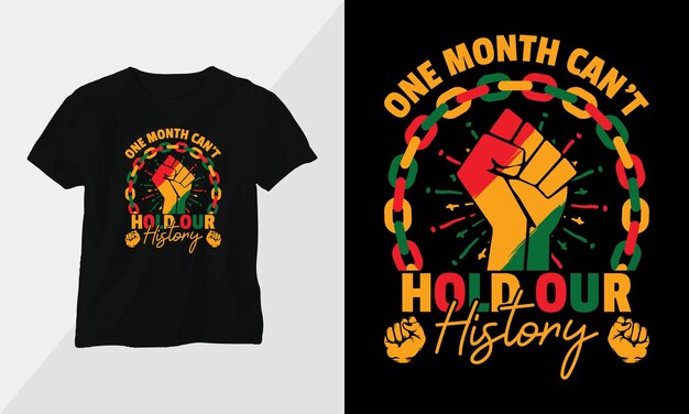 Vector juneteenth black history month in african theme color with groovy style design for tshirt