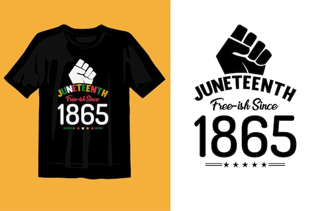 Juneteenth Independence Day T-shirt Design vector,