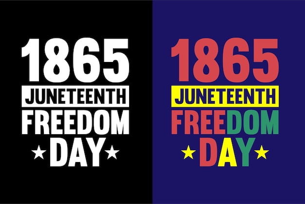 Juneteenth Independence Day Tshirt Design