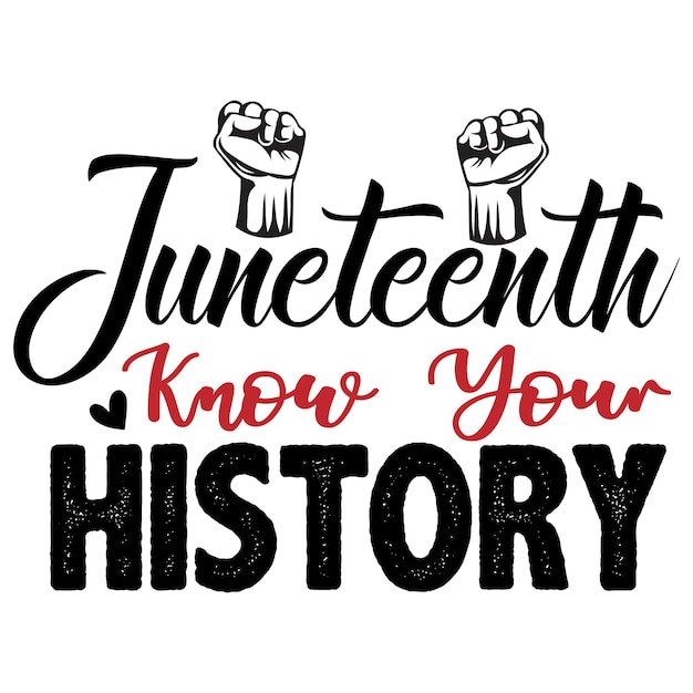 Juneteenth SVG T shirt Design Template