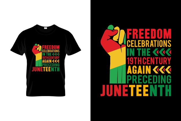 Juneteenth T-Shirt Design or Juneteenth poster Design, Juneteenth Quotes, Juneteenth Typography