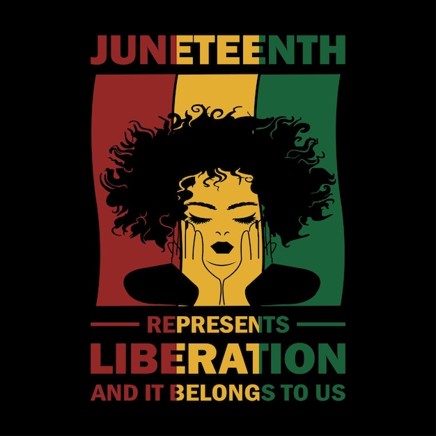 Vector juneteenth t shirt design juneteenth vector juneteenth vintage t shirt design