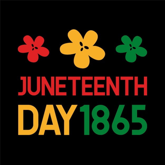 Juneteenth tshirt design premium vector