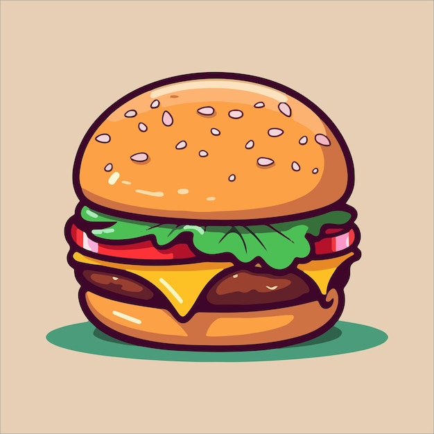 junk food vector illustration