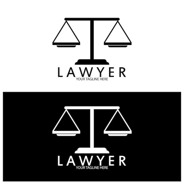 Justice law Logo Template