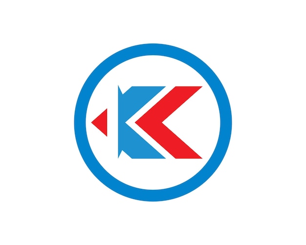 K letter logo vector icon design