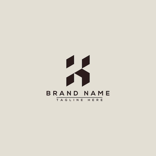 K Logo Design Template Vector Graphic Branding Element.