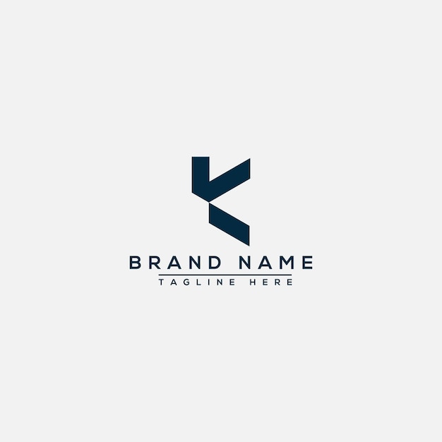 K Logo Design Template Vector Graphic Branding Element