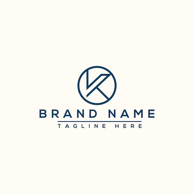 K Logo Design Template Vector Graphic Branding Element