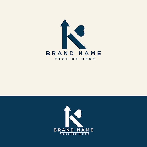 K logo Design Template Vector Graphic Branding Element.