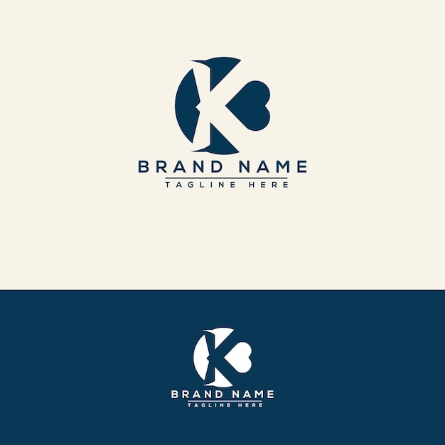 K logo Design Template Vector Graphic Branding Element.