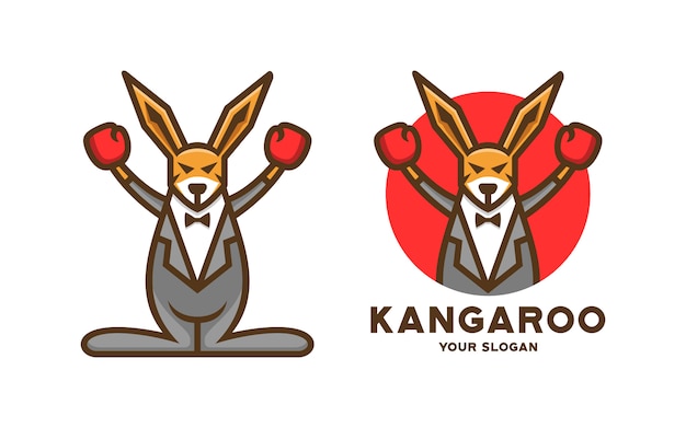 kangaroo boxing logo