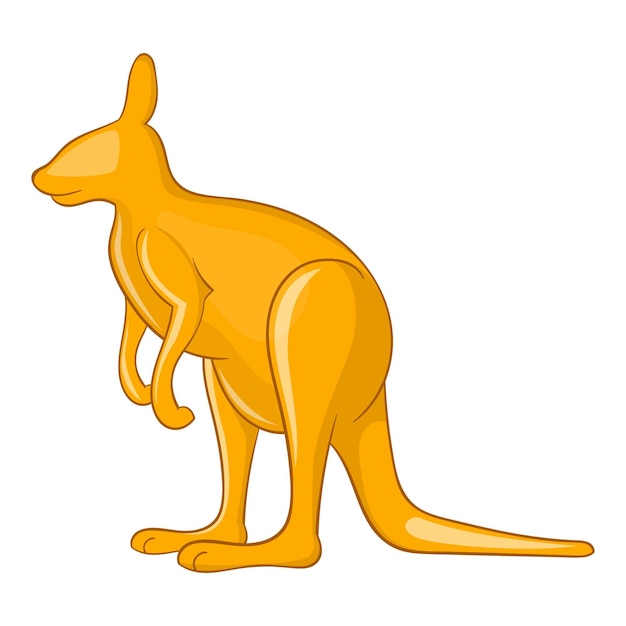 Kangaroo icon Cartoon illustration of kangaroo vector icon for web design