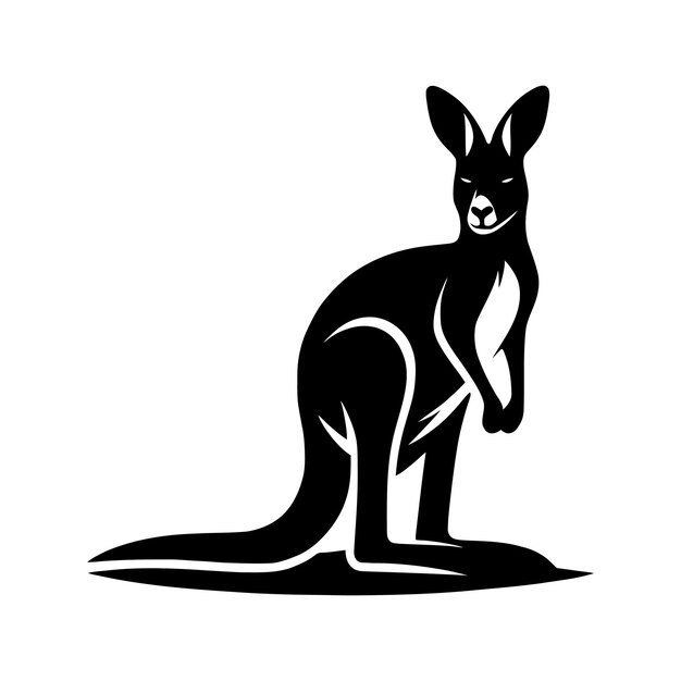 kangaroo silhouette