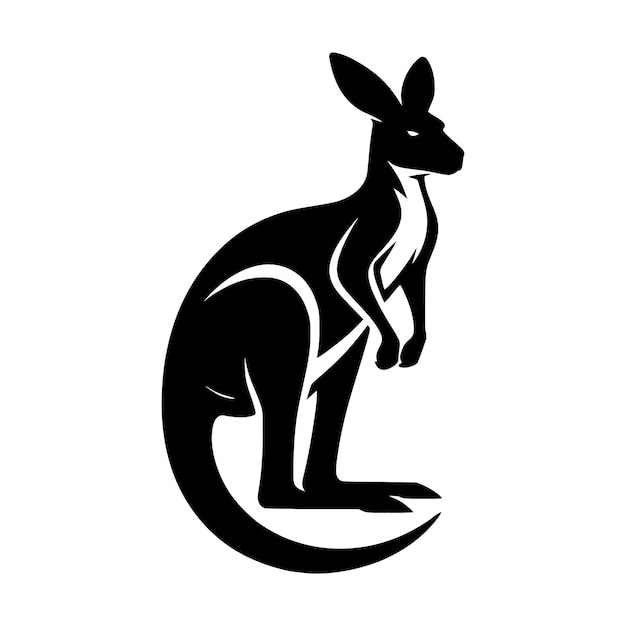 kangaroo silhouette