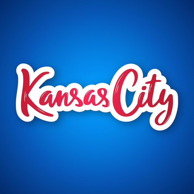 Kansas City hand drawn lettering