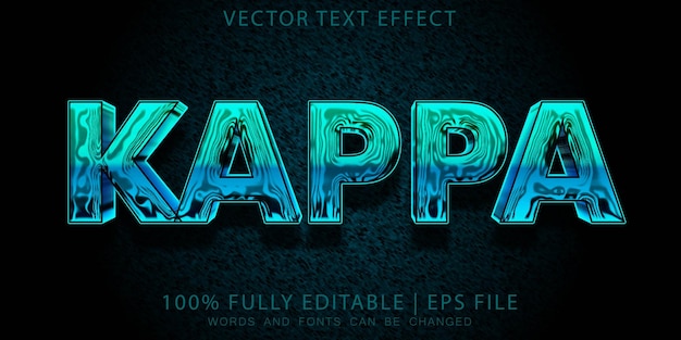 Kappa Villain Heroes Movie Premium Text Effect