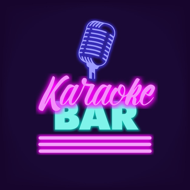 KARAOKE BAR NEON SIGN